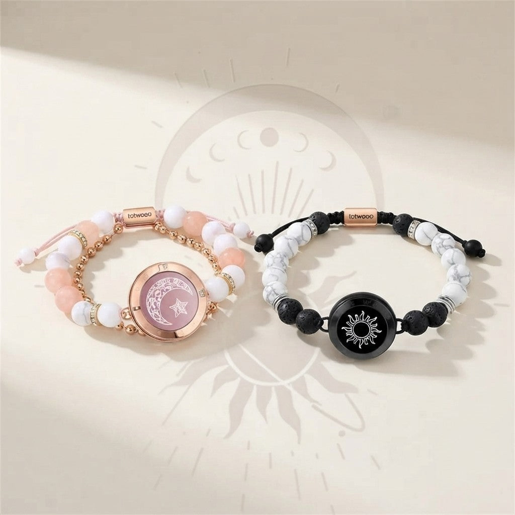 Beaded Touch Couple Bracelet Pair