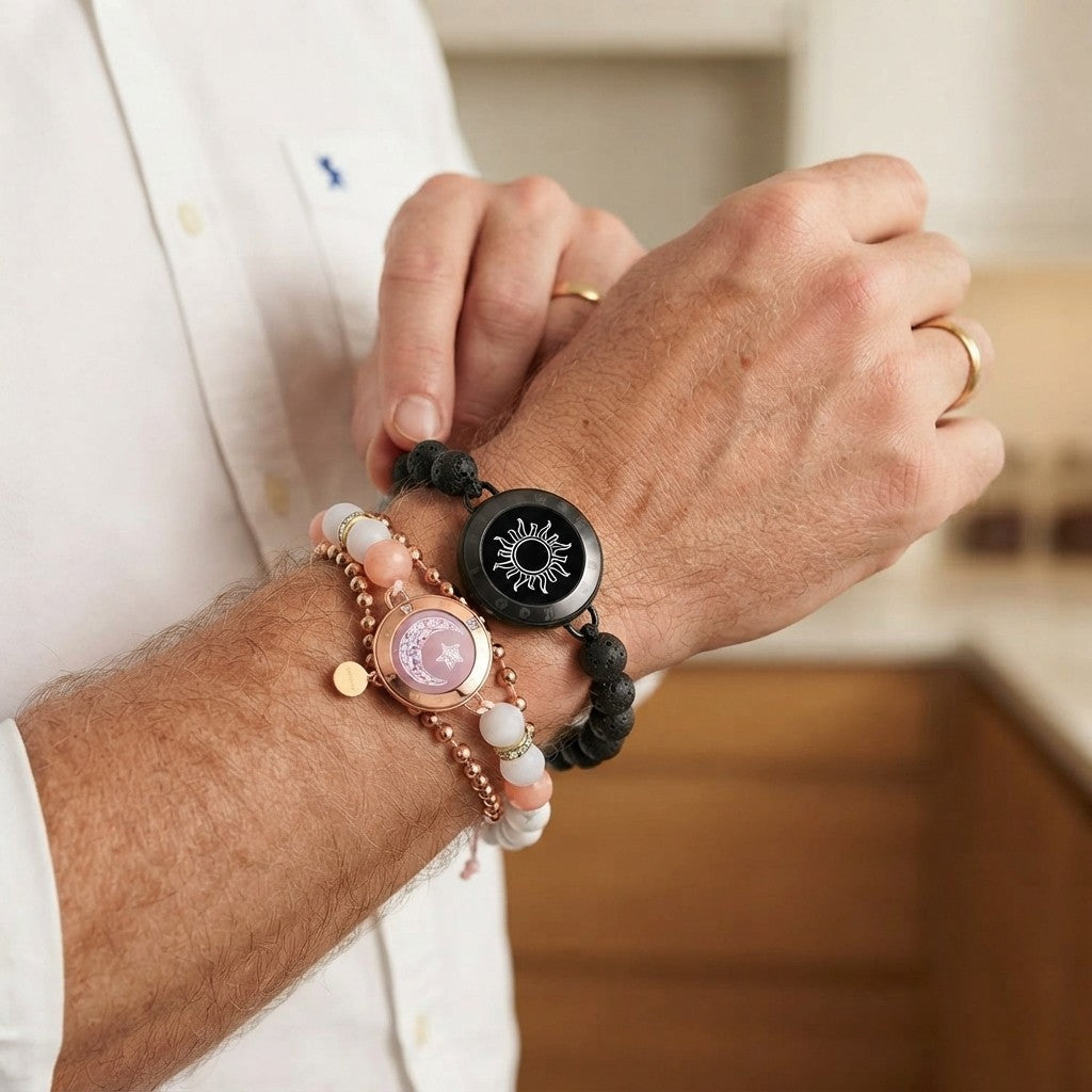 Beaded Touch Couple Bracelet Pair