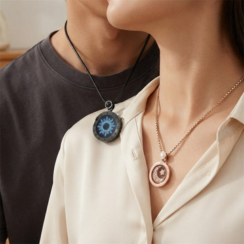 Rose Gold Touch Necklace Pair