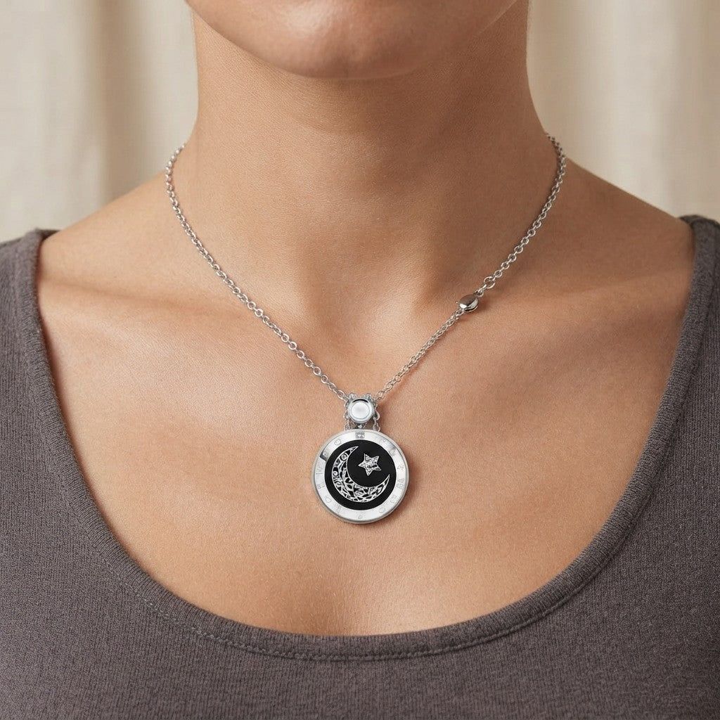 Silver Touch Necklace Pair